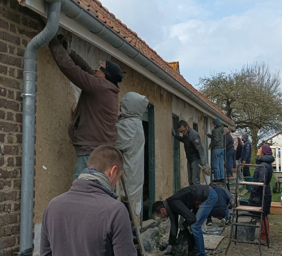 chantier torchis restauration
