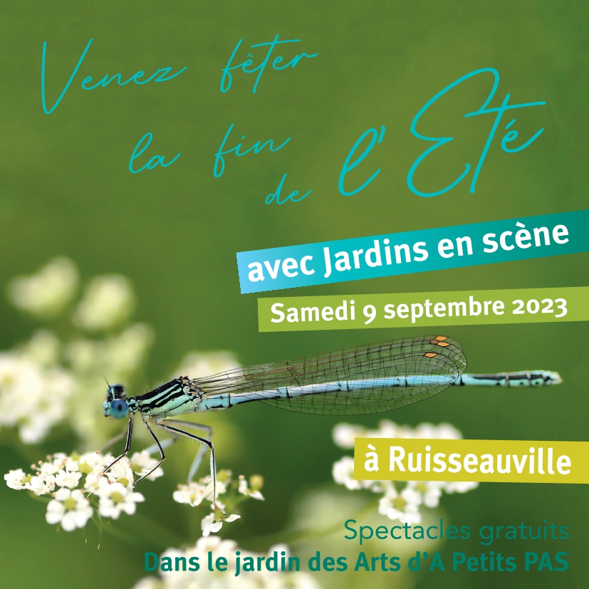 Jardins en scène samedi 9 septembre 2023 de 17 à 23h à Ruisseauville A Petits PAS