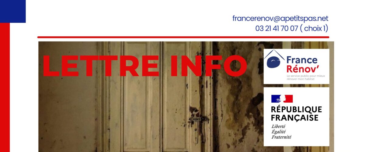 Entête lettre info France Rénov' francerenov@apetitspas.net 03 21 41 70 07
