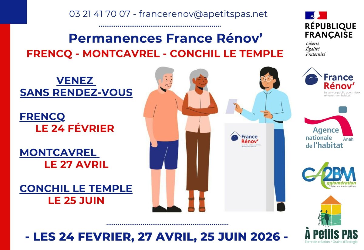 permanence France Rénov 2026 Frencq Montcavrel Conchil Le Temple CA2BM