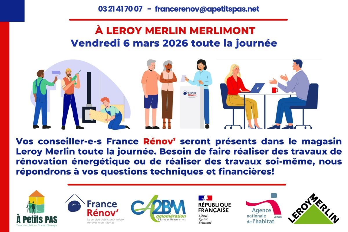 France Rénov' à Leroy Merlin Merlimont le vendredi 6 mars 2026