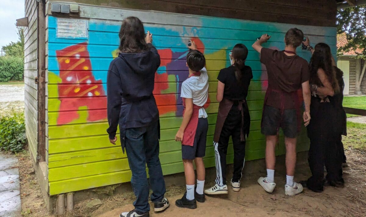 Graff A Petits PAS par les jeunes