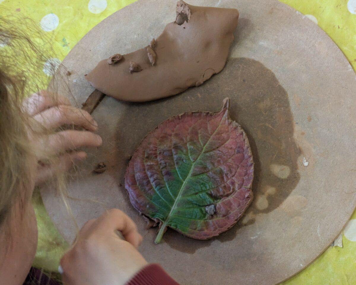 Modelage avec les enfants