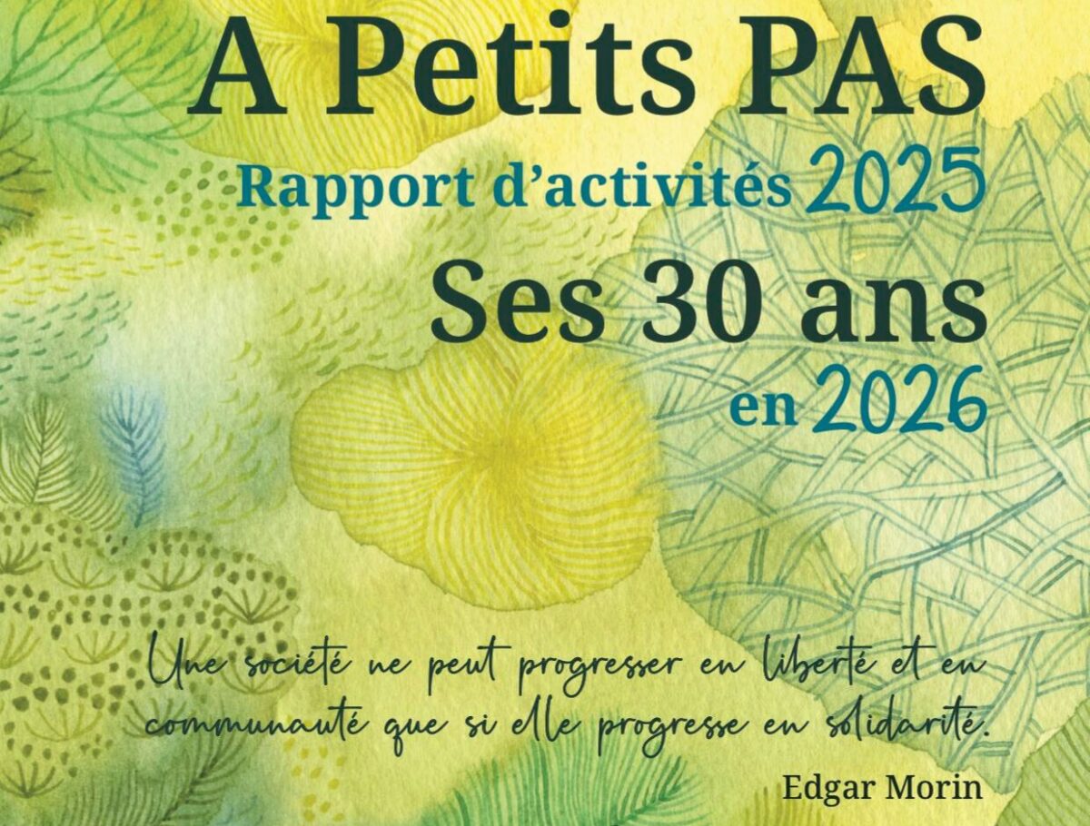 Page de couverture rapport d'activités 2025