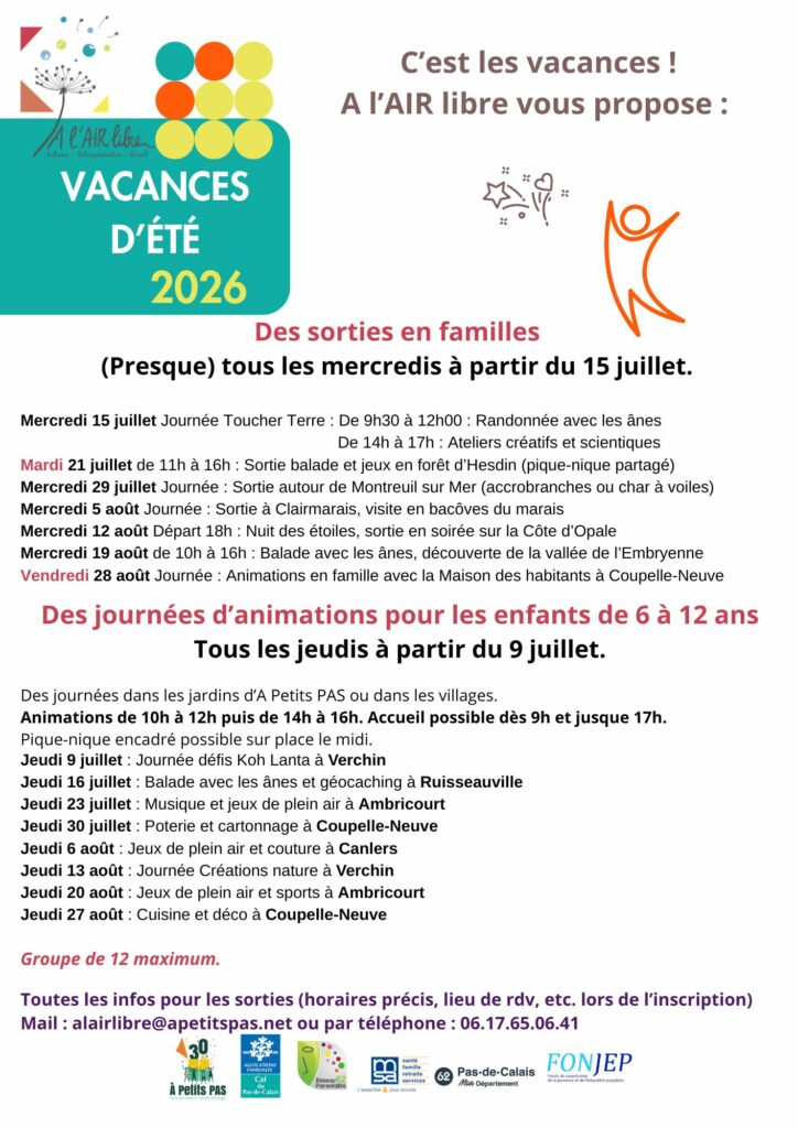 Programme été famille
